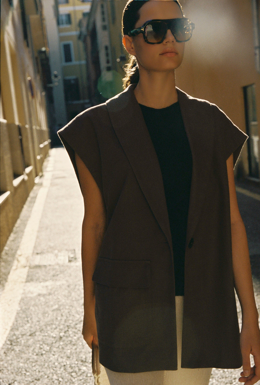 Taylor Summer Linnen Cotton Washed Brown