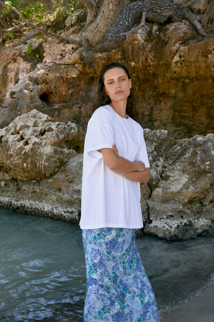 Zazou Cotton Jersey White