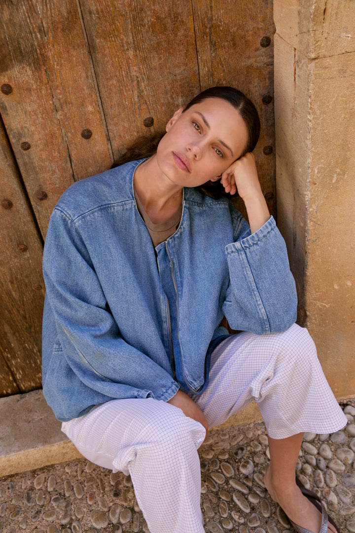 Carla Light Weight Denim Vintage blue