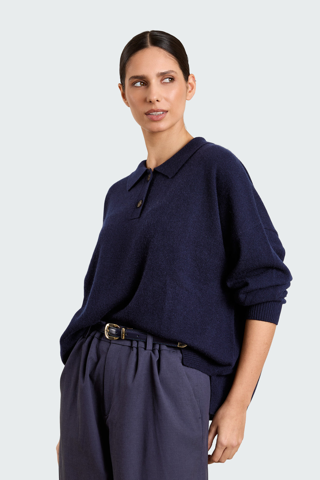 Stacy Cashmere Navy