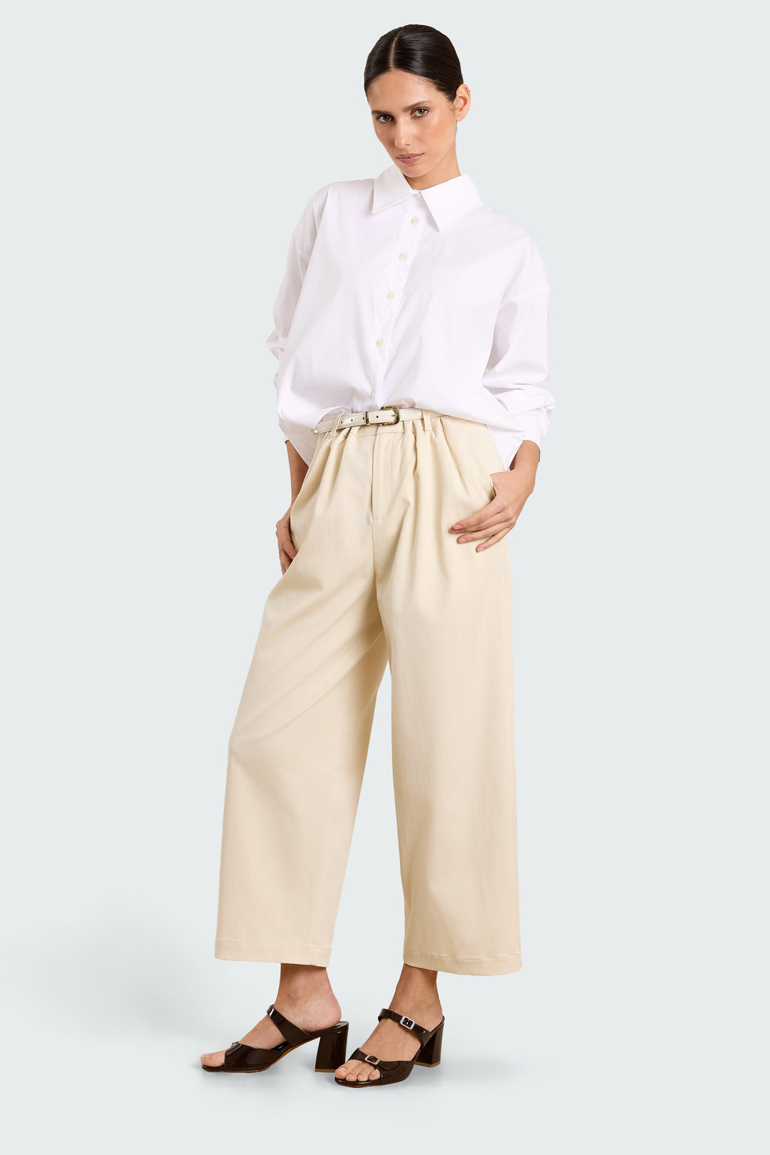 Florence Shirting White