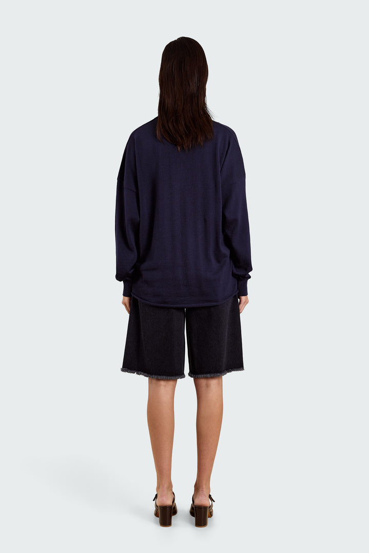 Oline Basic Knit Midnight