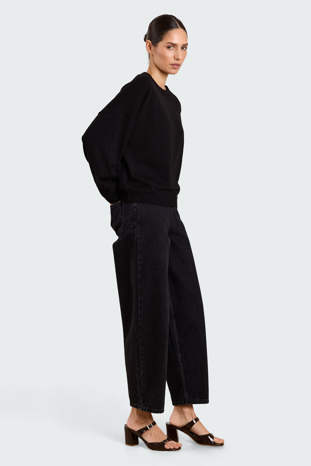 Stephanie Basic Knit Black