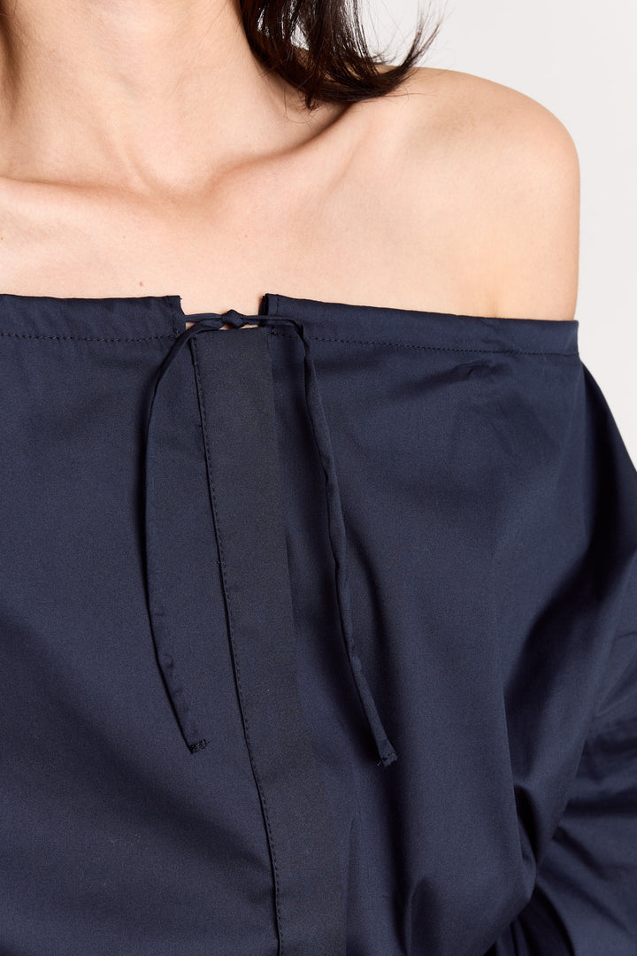 Anais Iron Shirting Navy