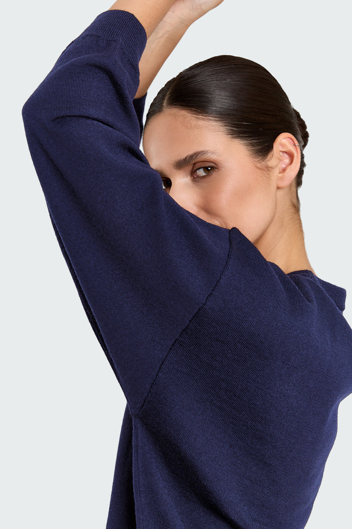 Stephanie Basic Knit Midnight