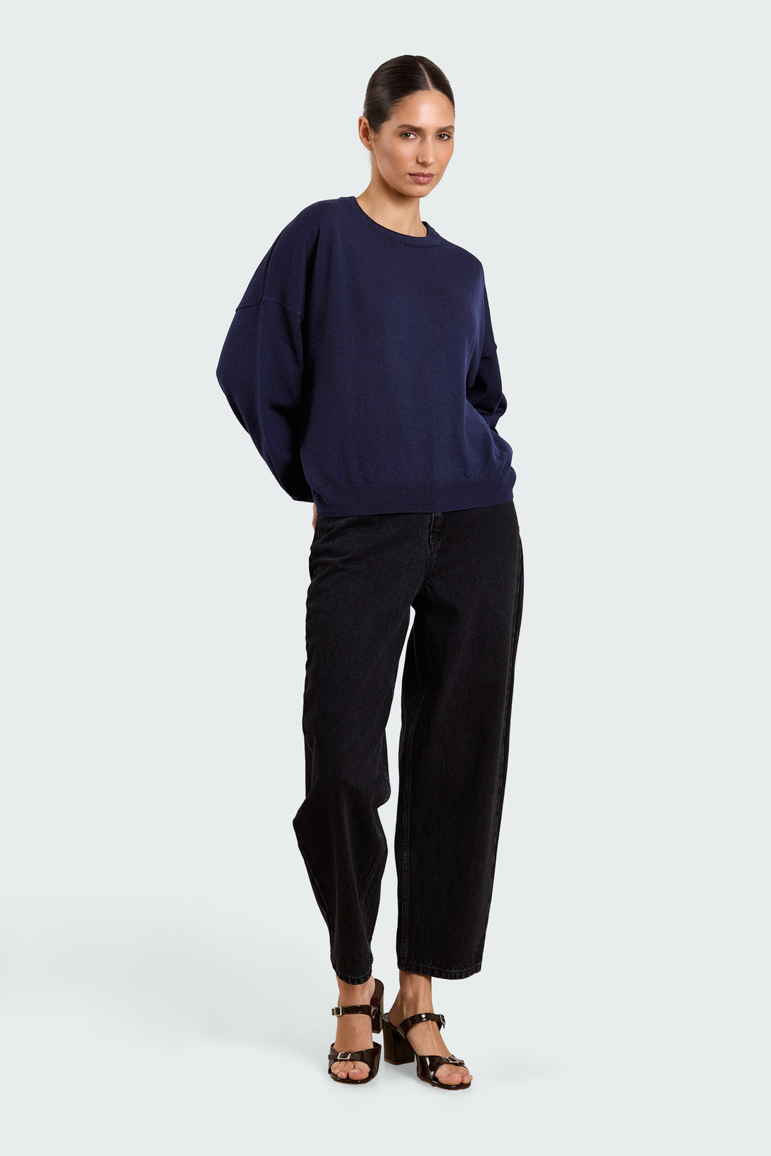Stephanie Basic Knit Midnight