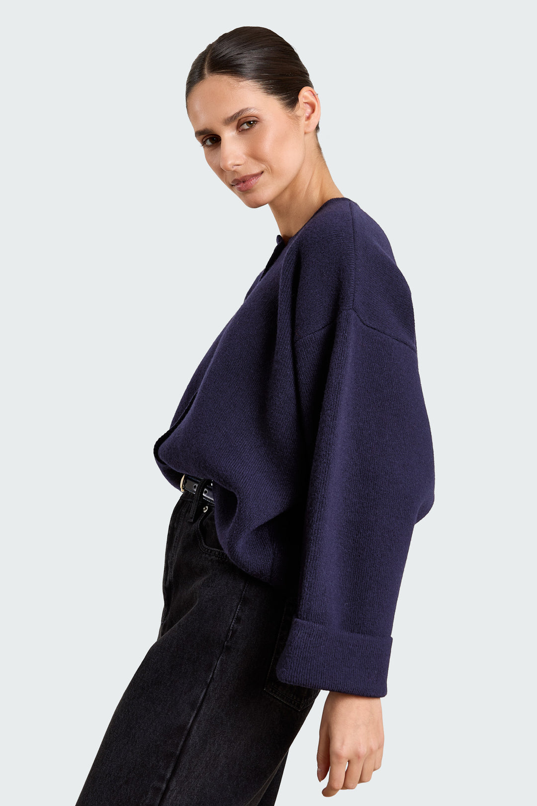 Pippa Wool Blend Navy