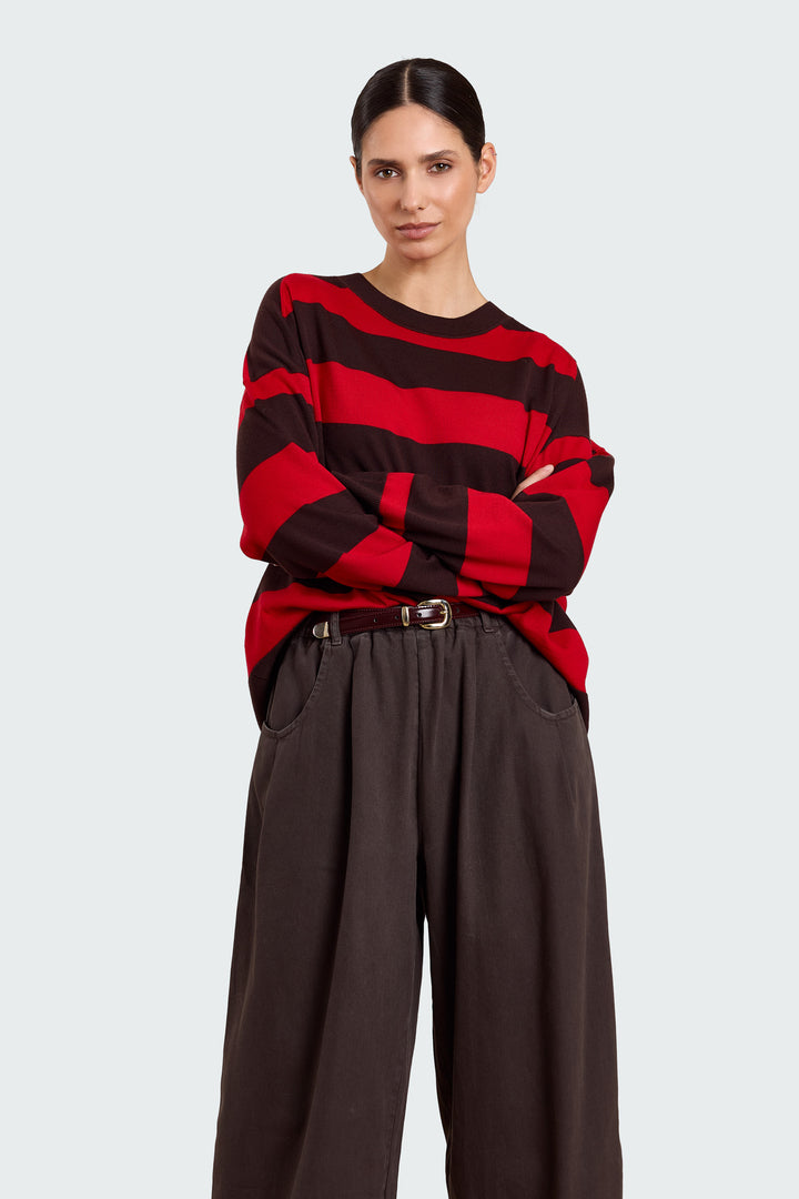 Sasha Merino Red/Brown