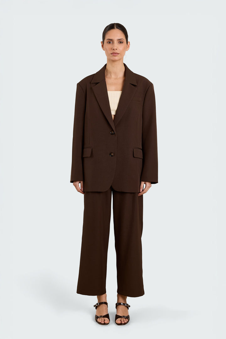 Fanny Uni Suiting Brown