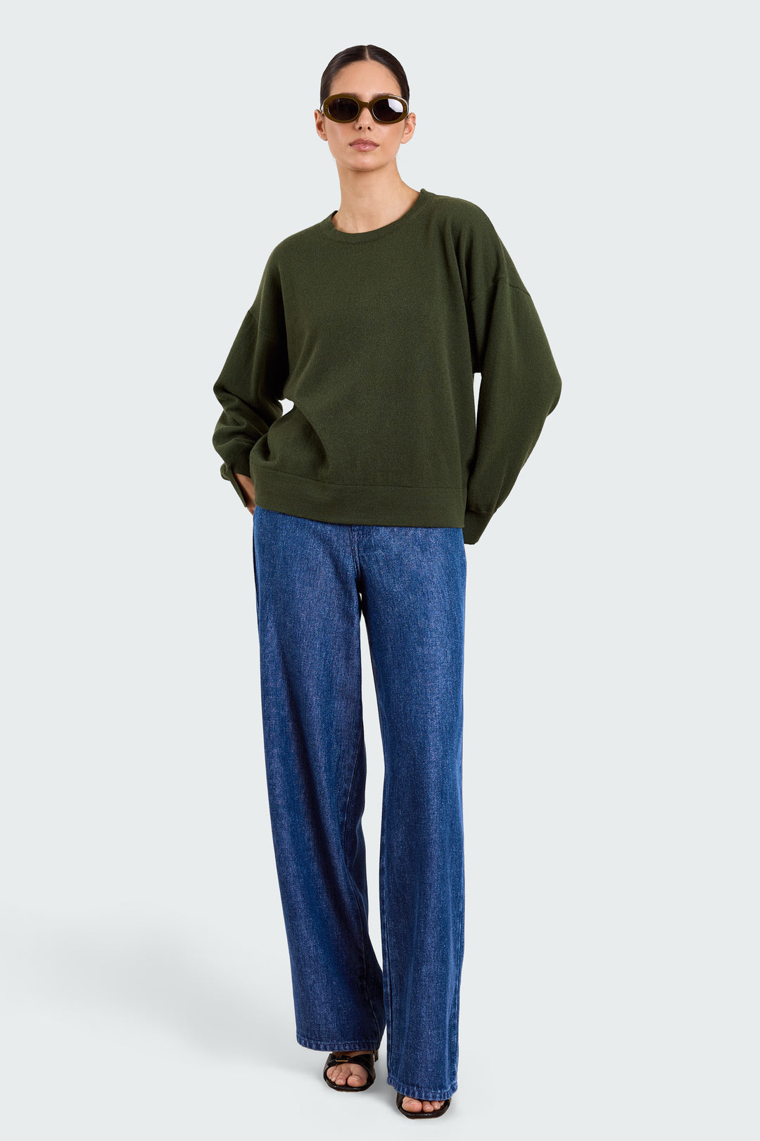 Coby Cashmere Merino Military