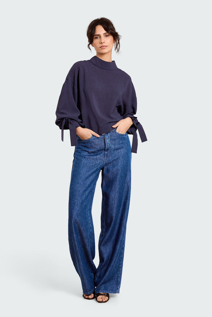 Helmi Tri-Acetate Navy
