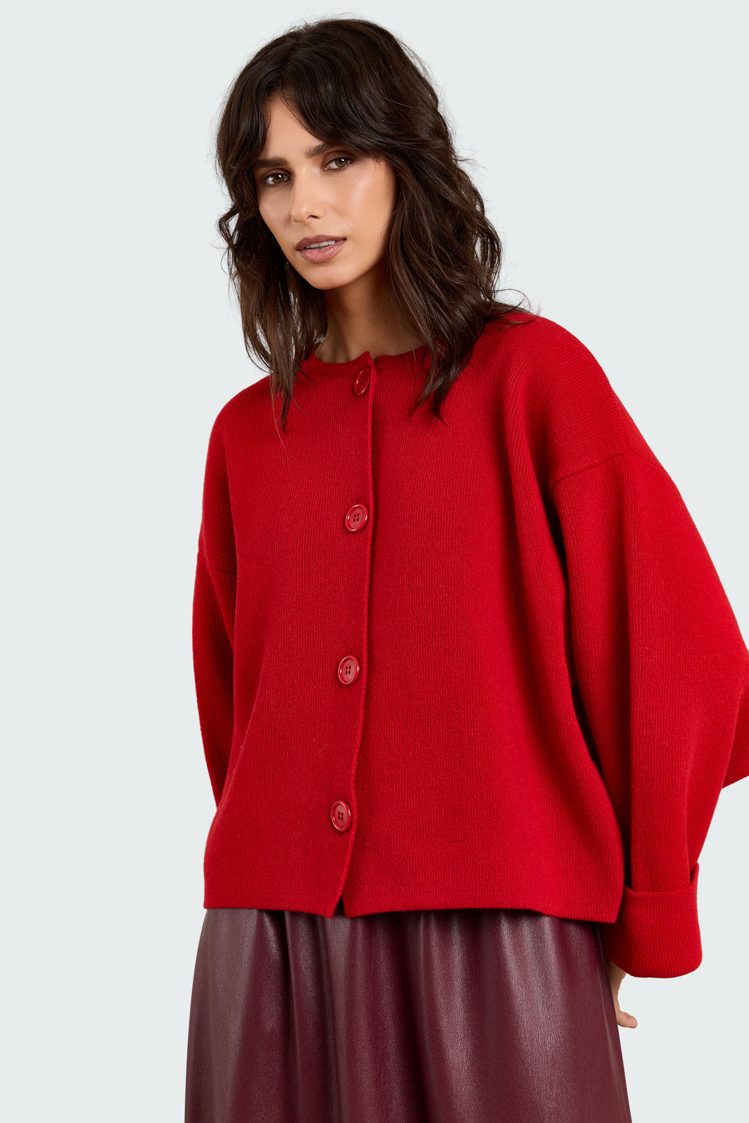 Pippa Wool Blend Red