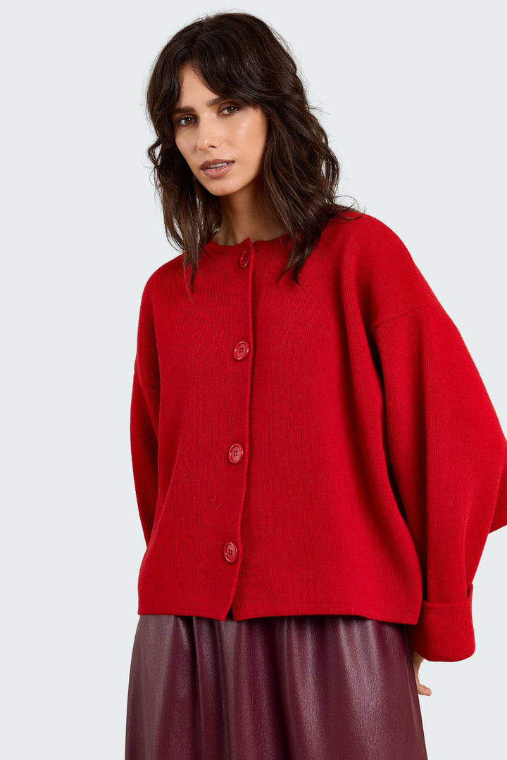 Pippa Wool Blend Red