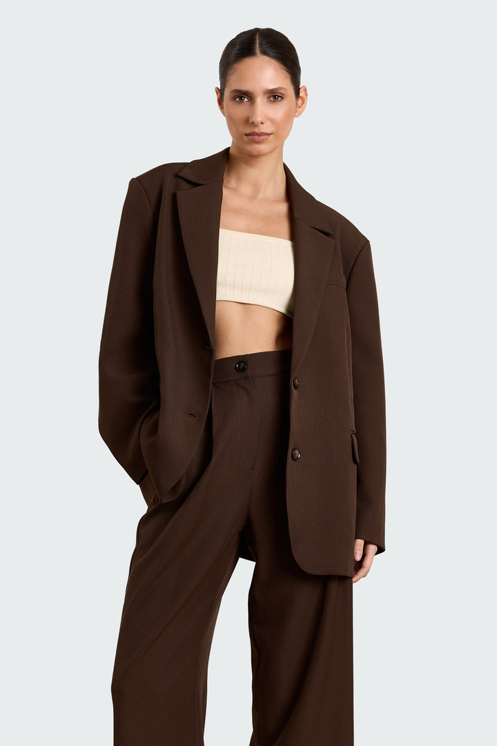 Fanny Uni Suiting Brown