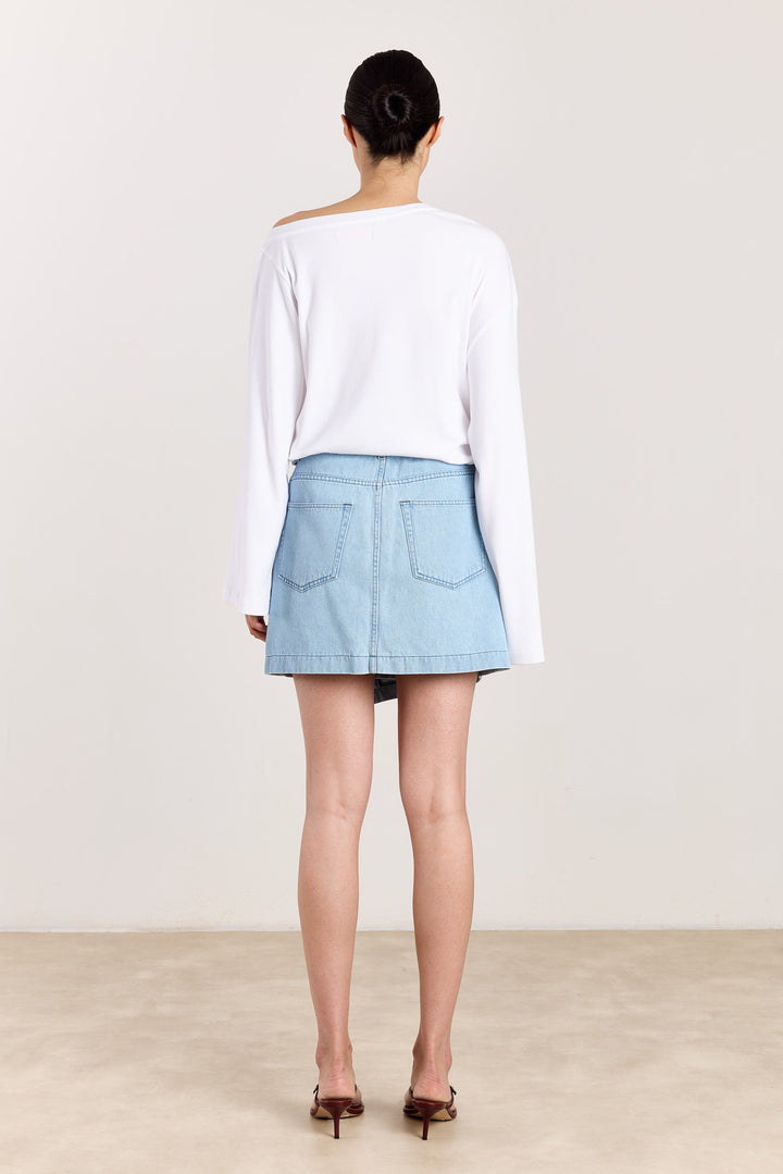 Archie T-shirt Uni Solid White