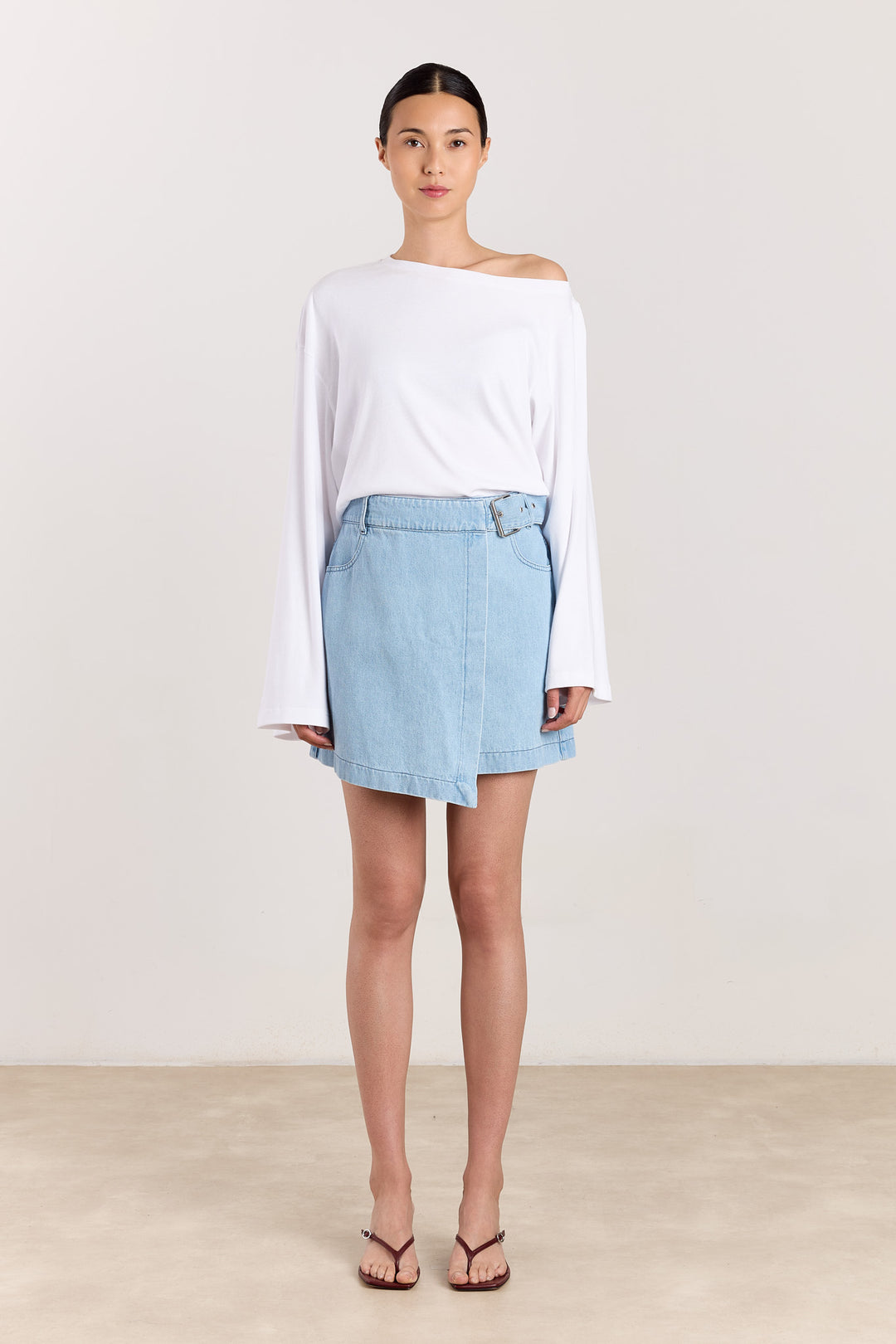 Archie T-shirt Uni Solid White