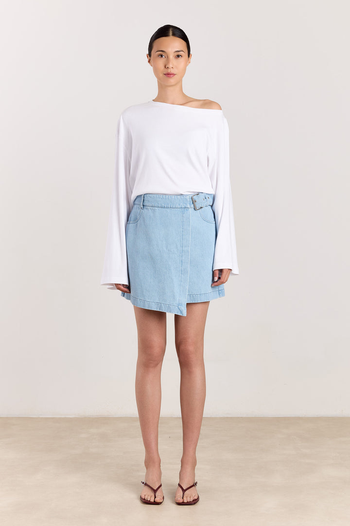 Archie T-shirt Uni Solid White