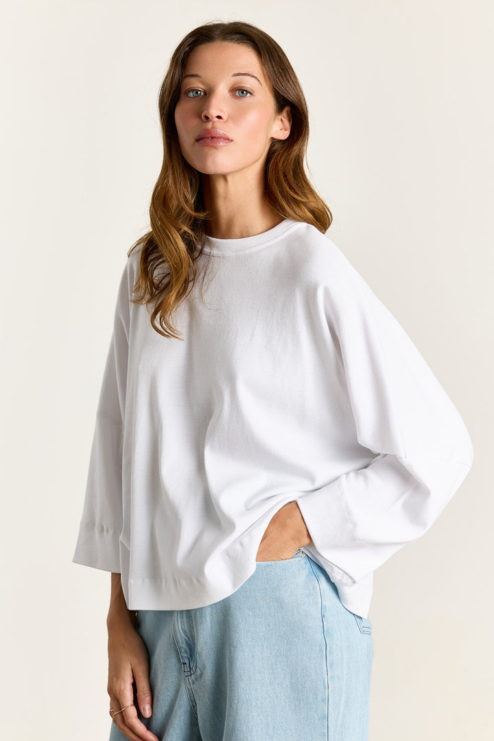 Madeline Uni Solid White