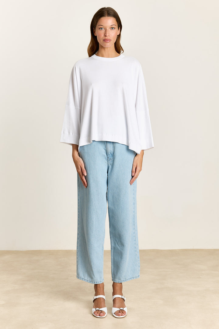 Madeline Uni Solid White