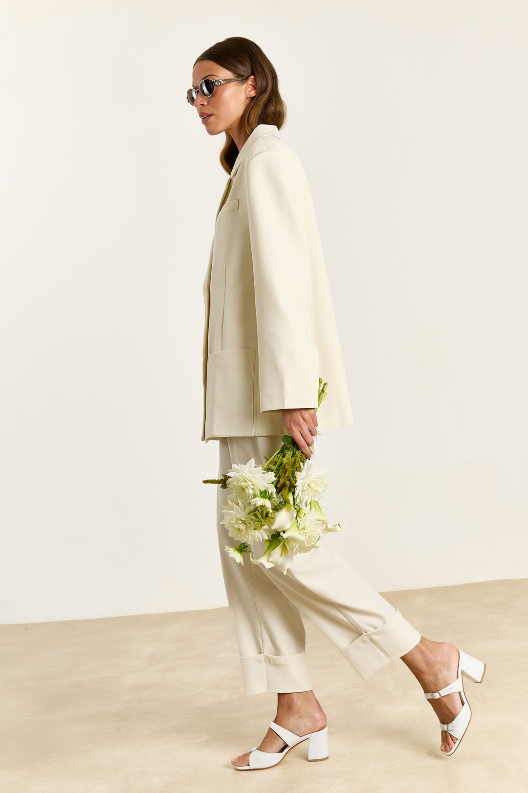 Fiona Uni Suiting Off white