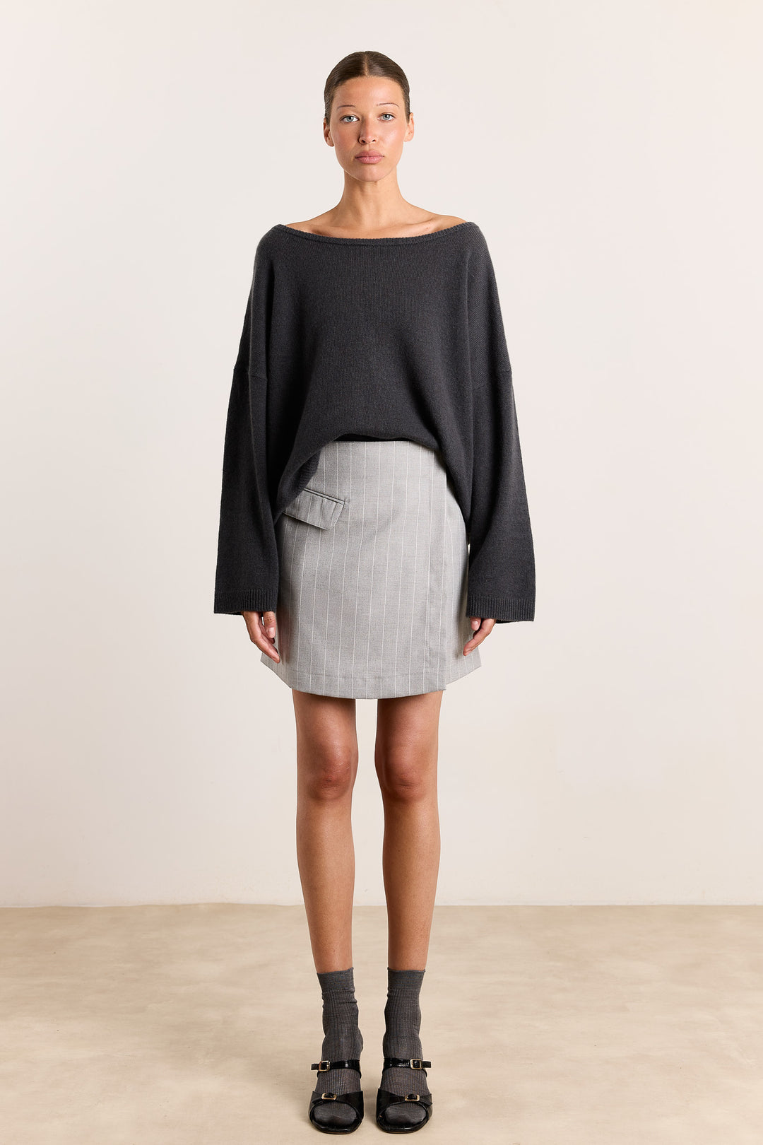 Margaret Cashmere Graphite