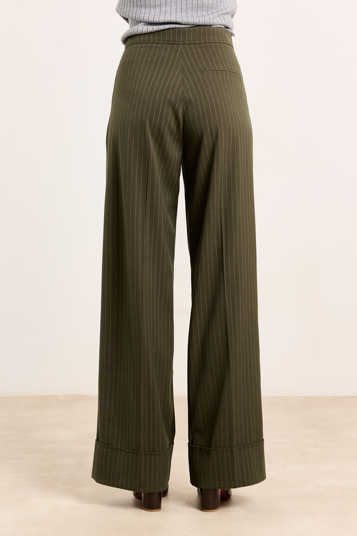 Freddie Suiting Stripes Military