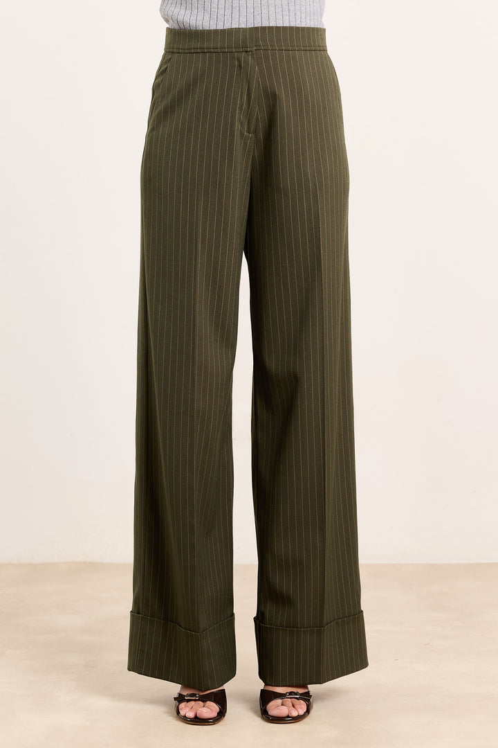 Freddie Suiting Stripes Military