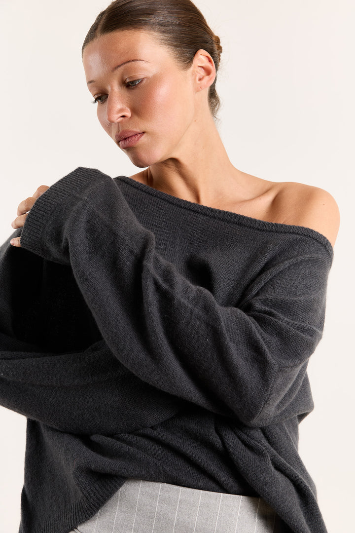 Margaret Cashmere Graphite