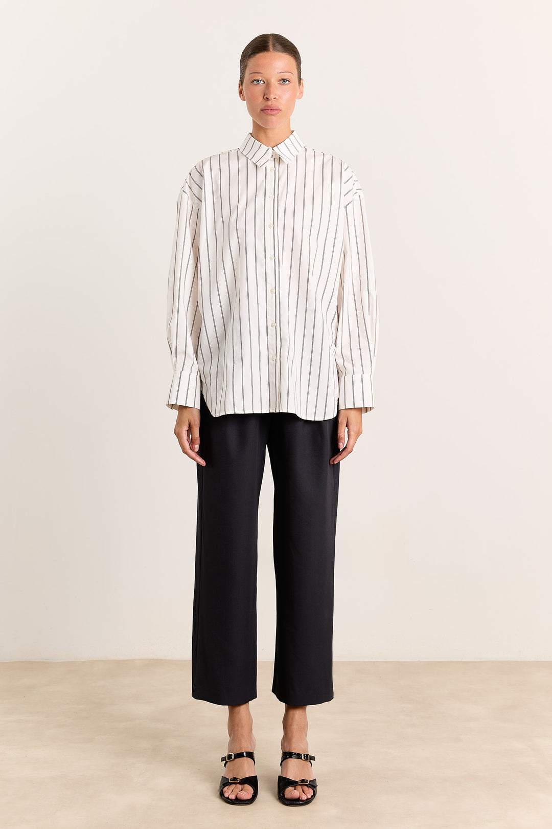 Laura Shirting Stripes Brown