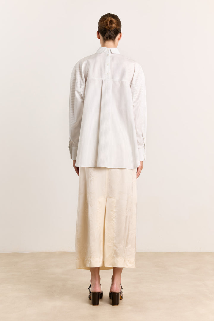 Laura Shirting Stripes Graphite