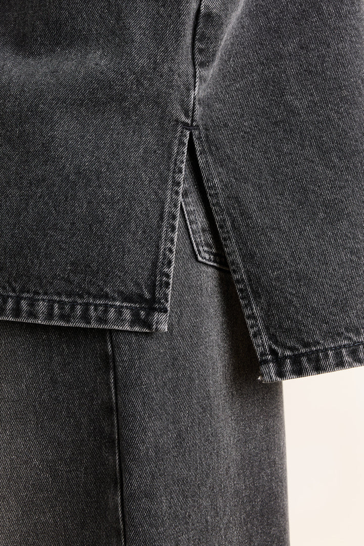 Vicky Rigid Denim Overdye Black