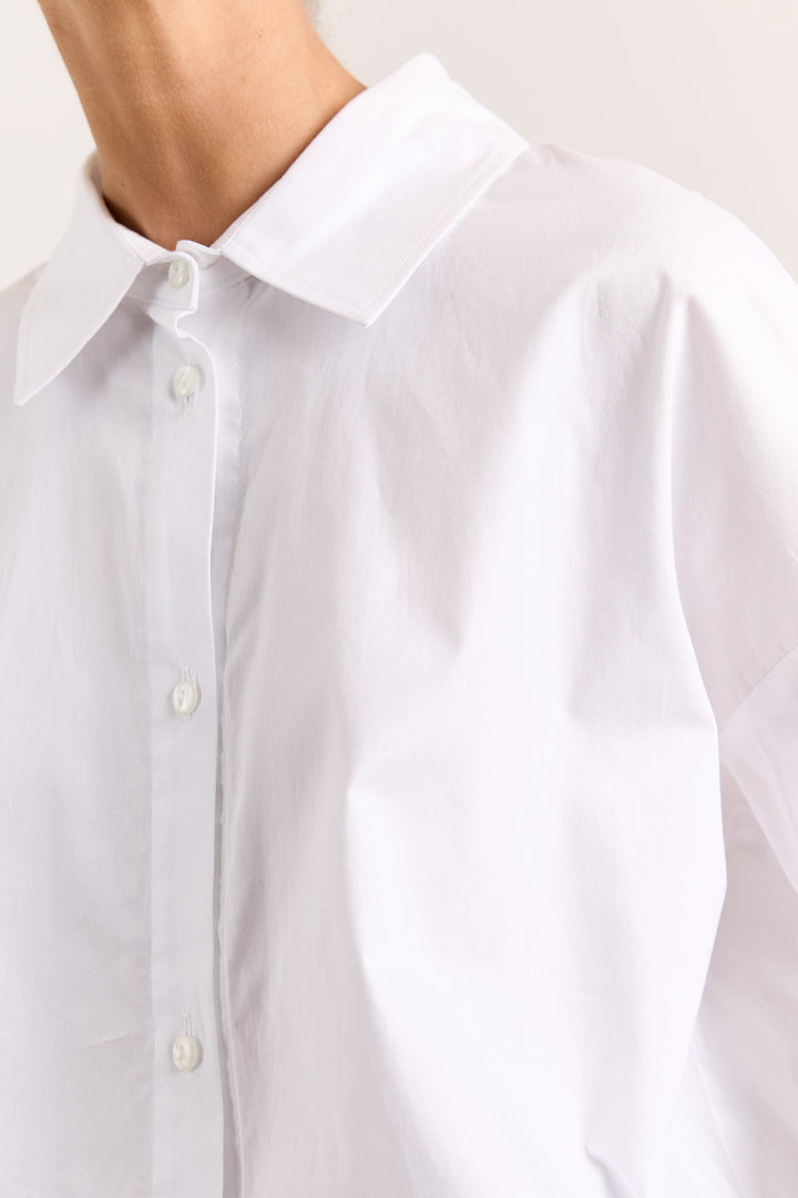 Florence Shirting Uni White
