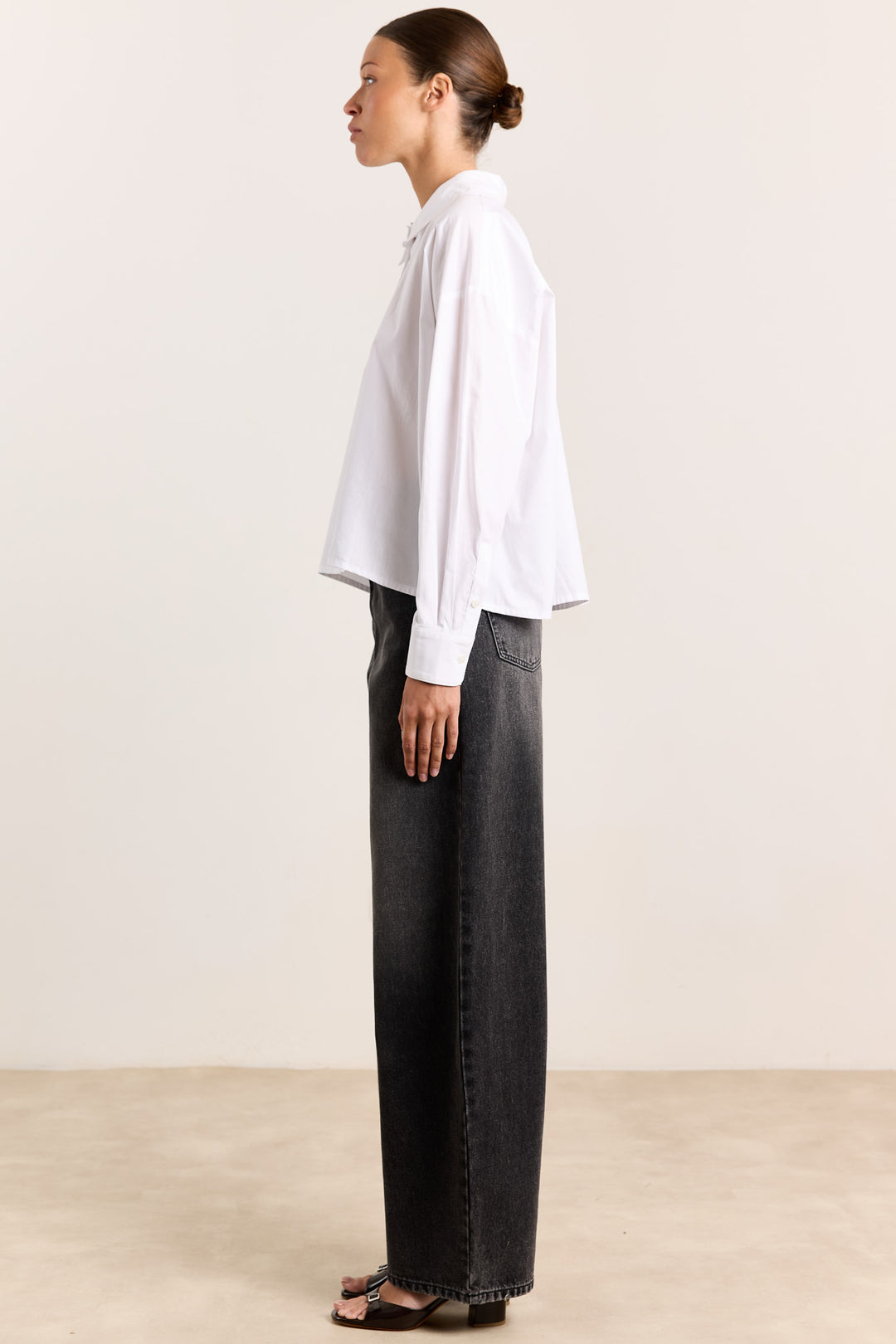 Florence Shirting Uni White