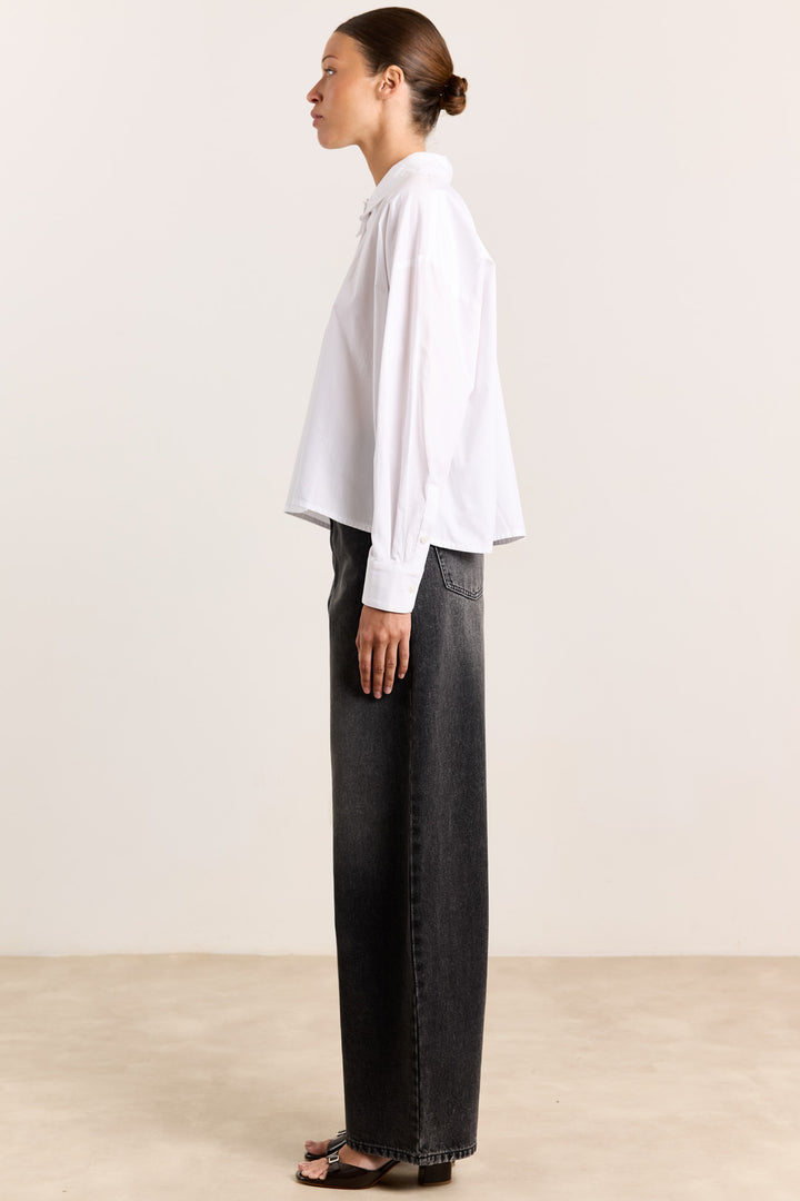 Florence Shirting Uni White