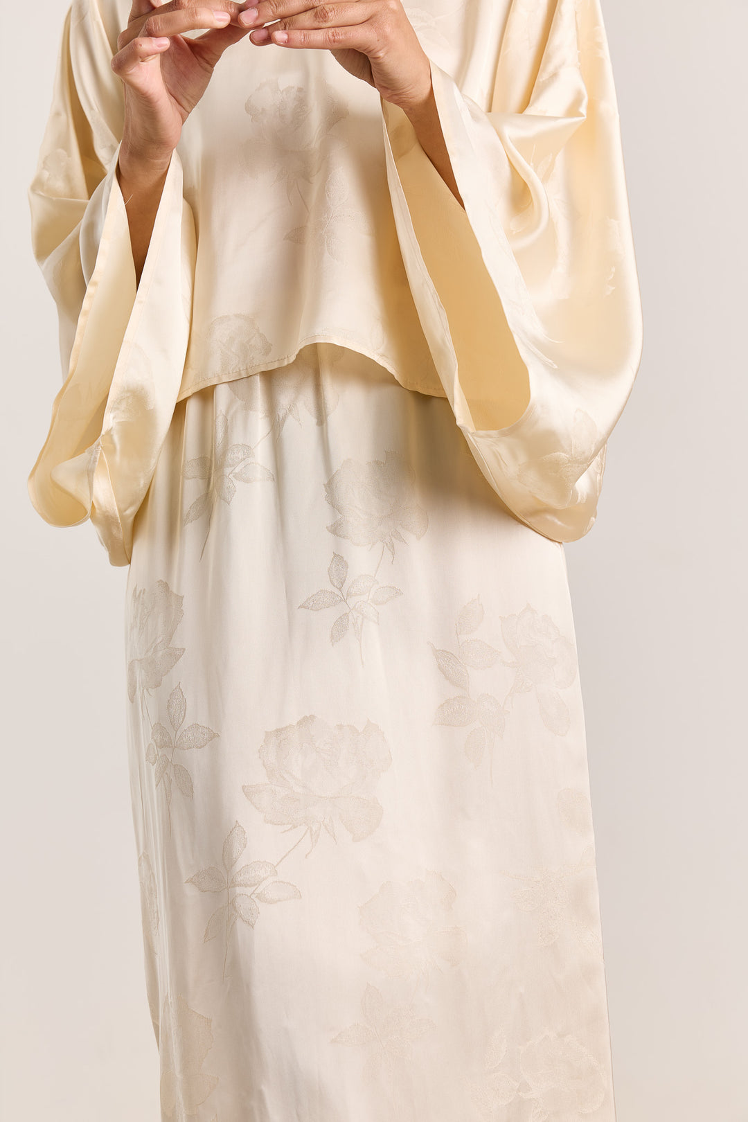 Eloise Flower Jacquard Eggshell