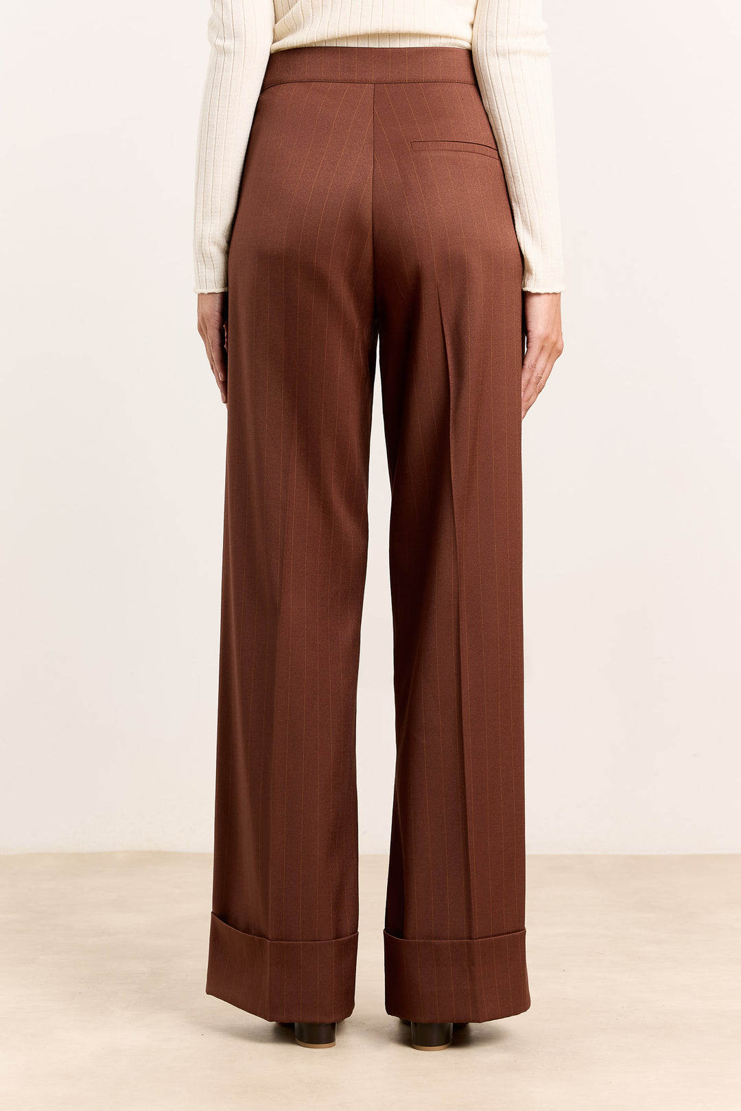 Freddie Suiting Stripes Brown