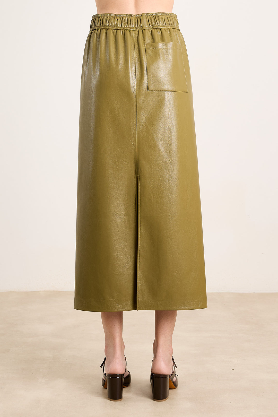 Beatrice Vegan Leather Olive
