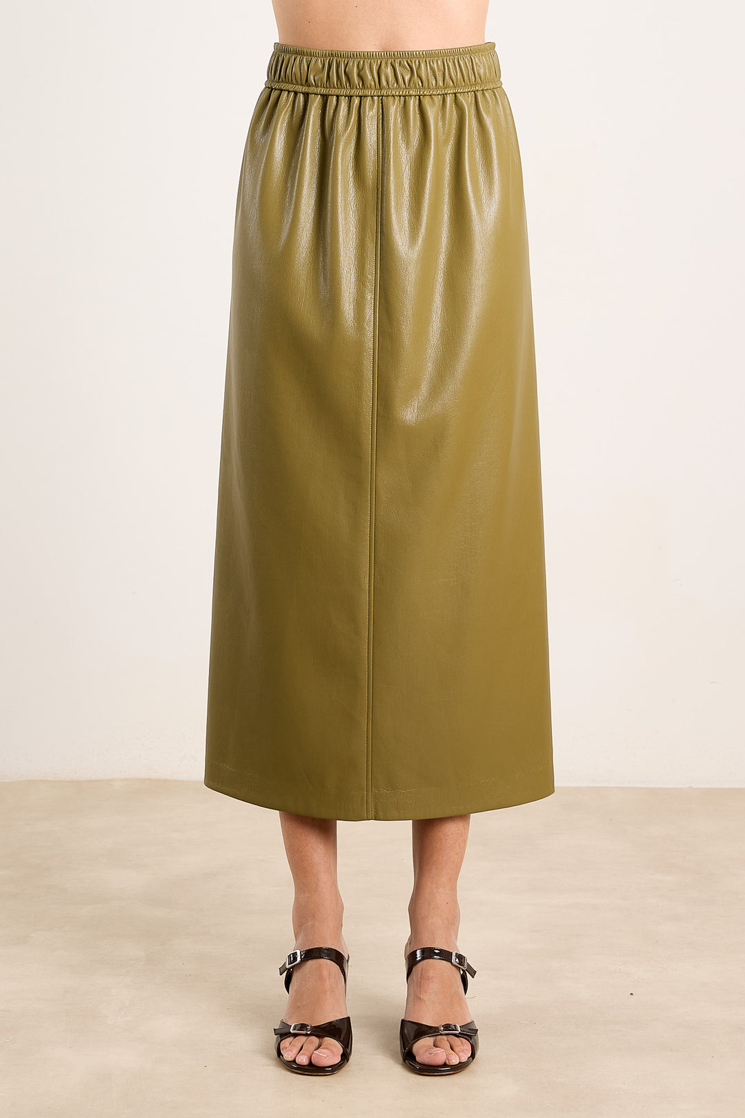 Beatrice Vegan Leather Olive