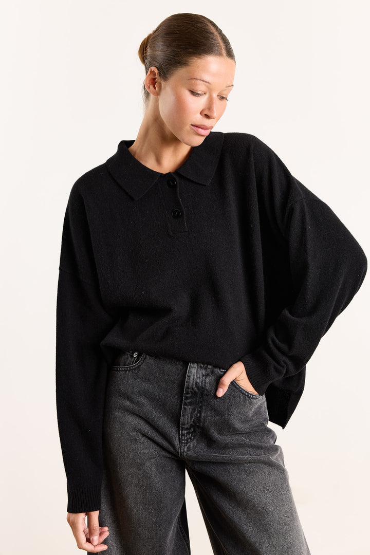 Stacy Cashmere Black