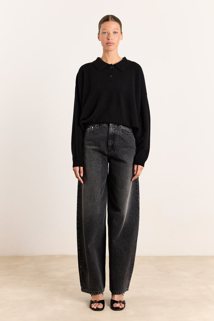 Stacy Cashmere Black