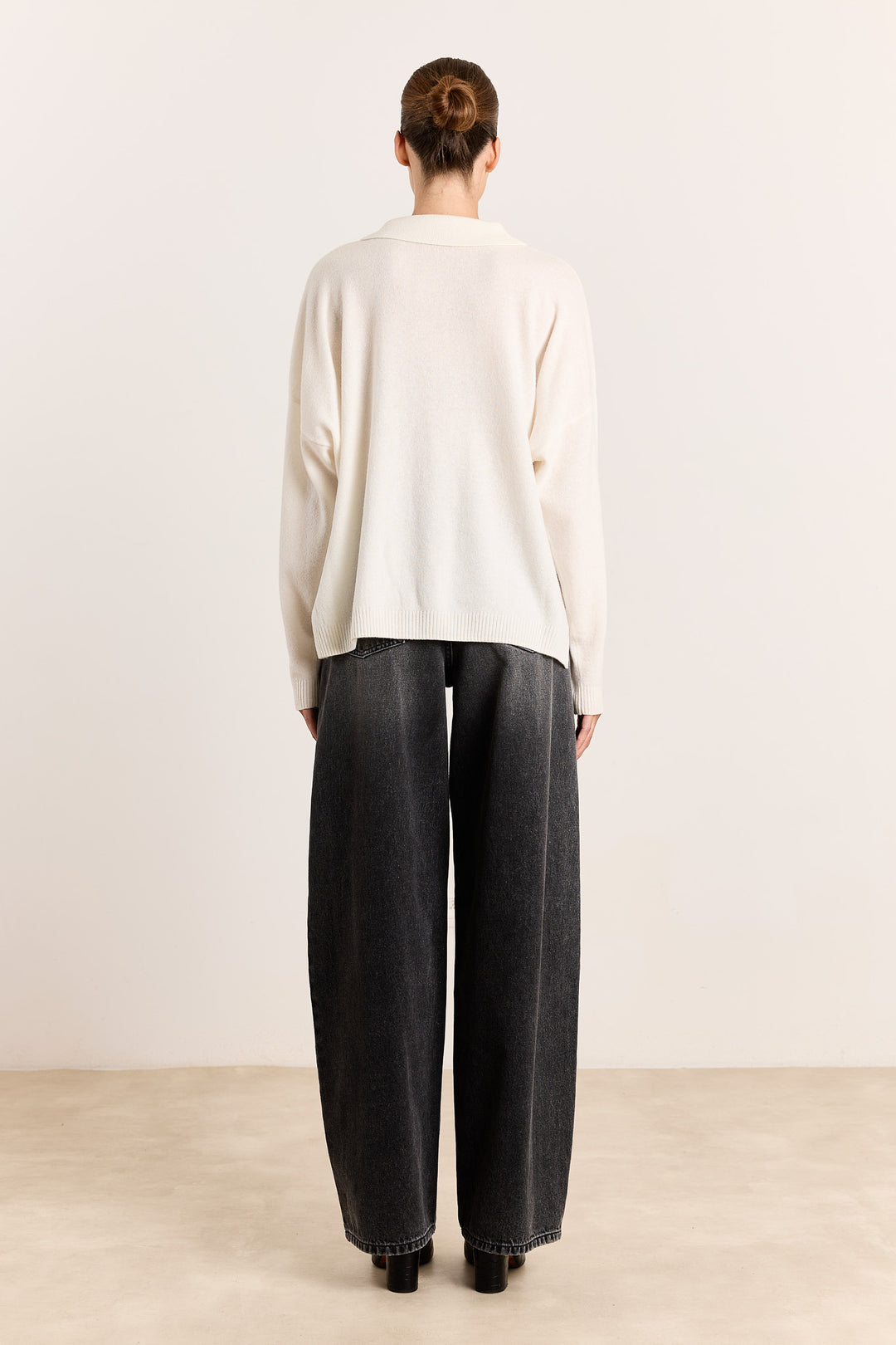 Stacy Cashmere Ecru
