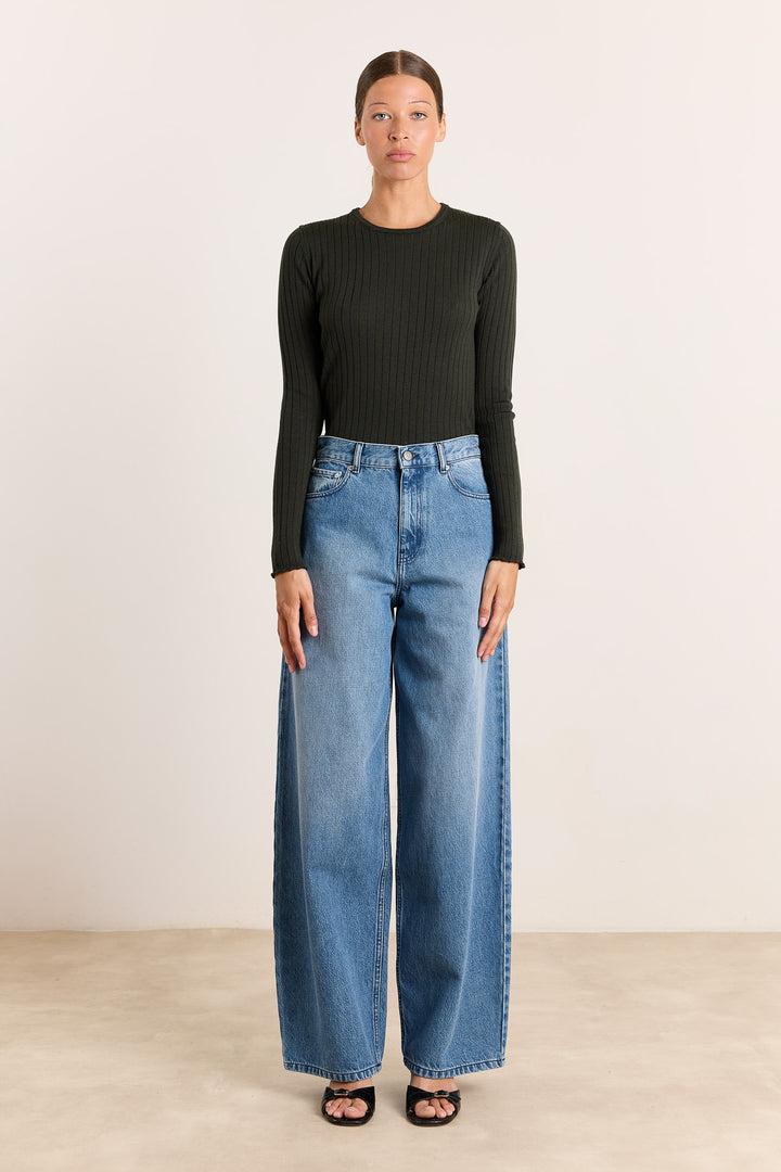 Dana Rib Merino Military