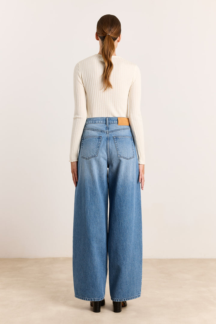 Dana Rib Merino Ecru