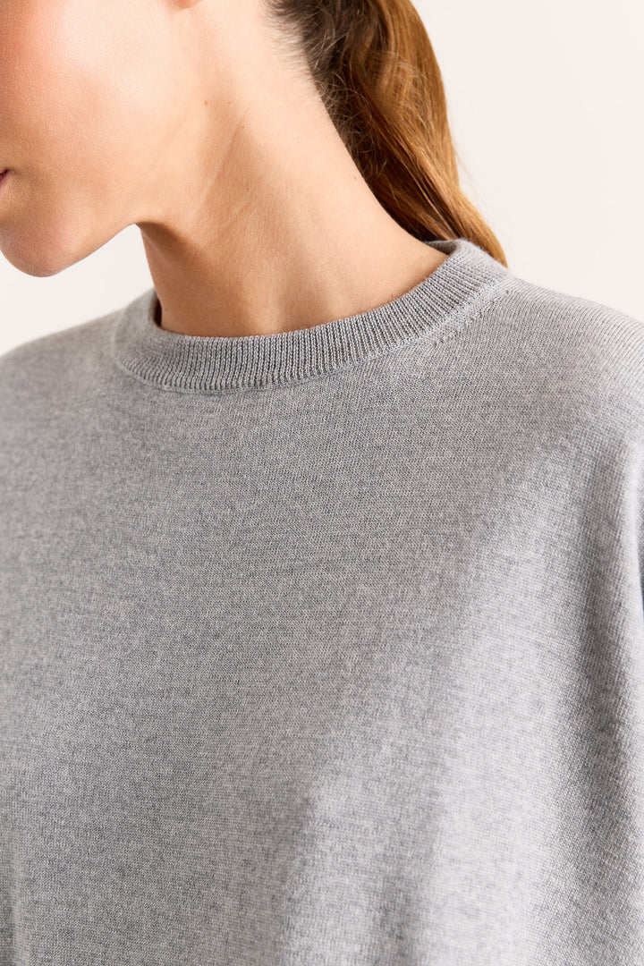 Stephanie Basic Knit Grey