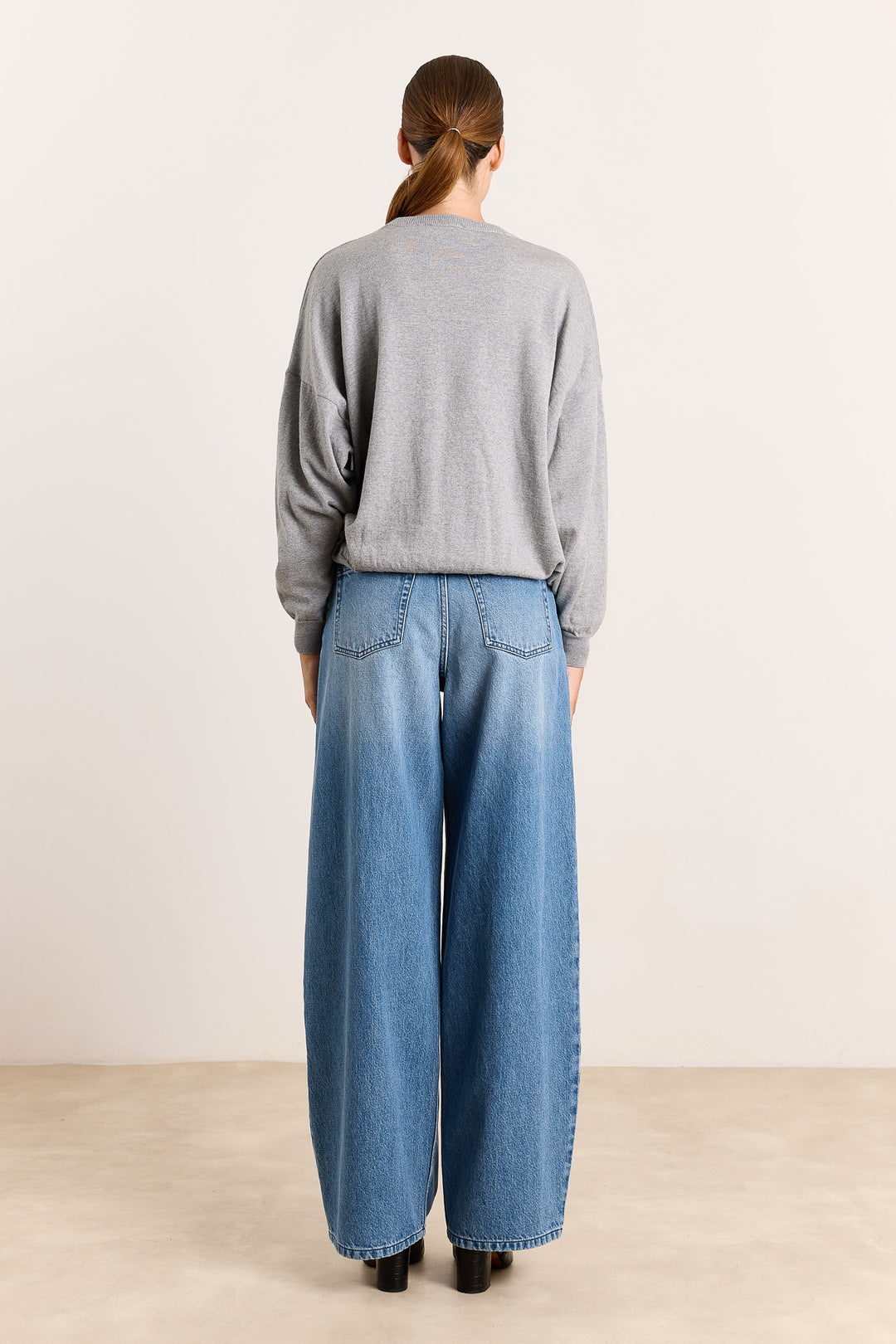 Stephanie Basic Knit Grey