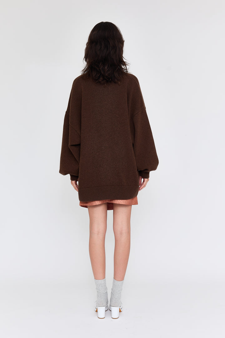 Mouchie Wool Blend Brown