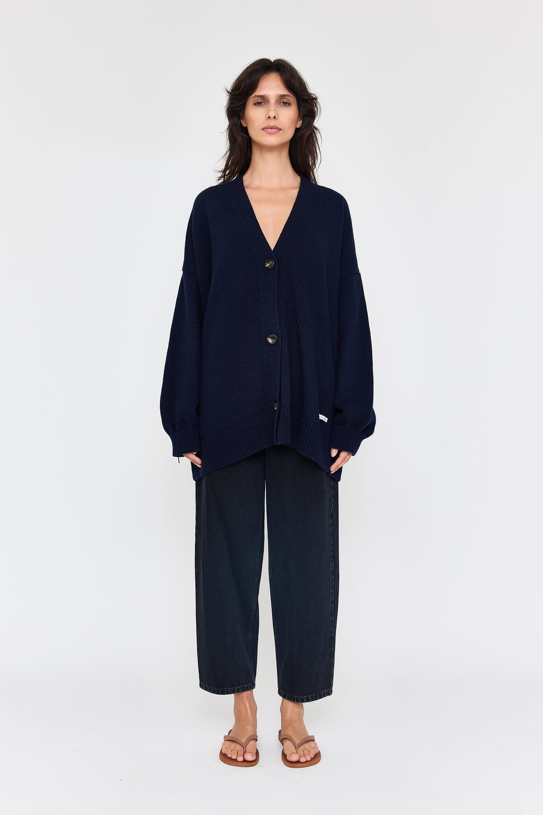 Mouchie Wool Blend Navy