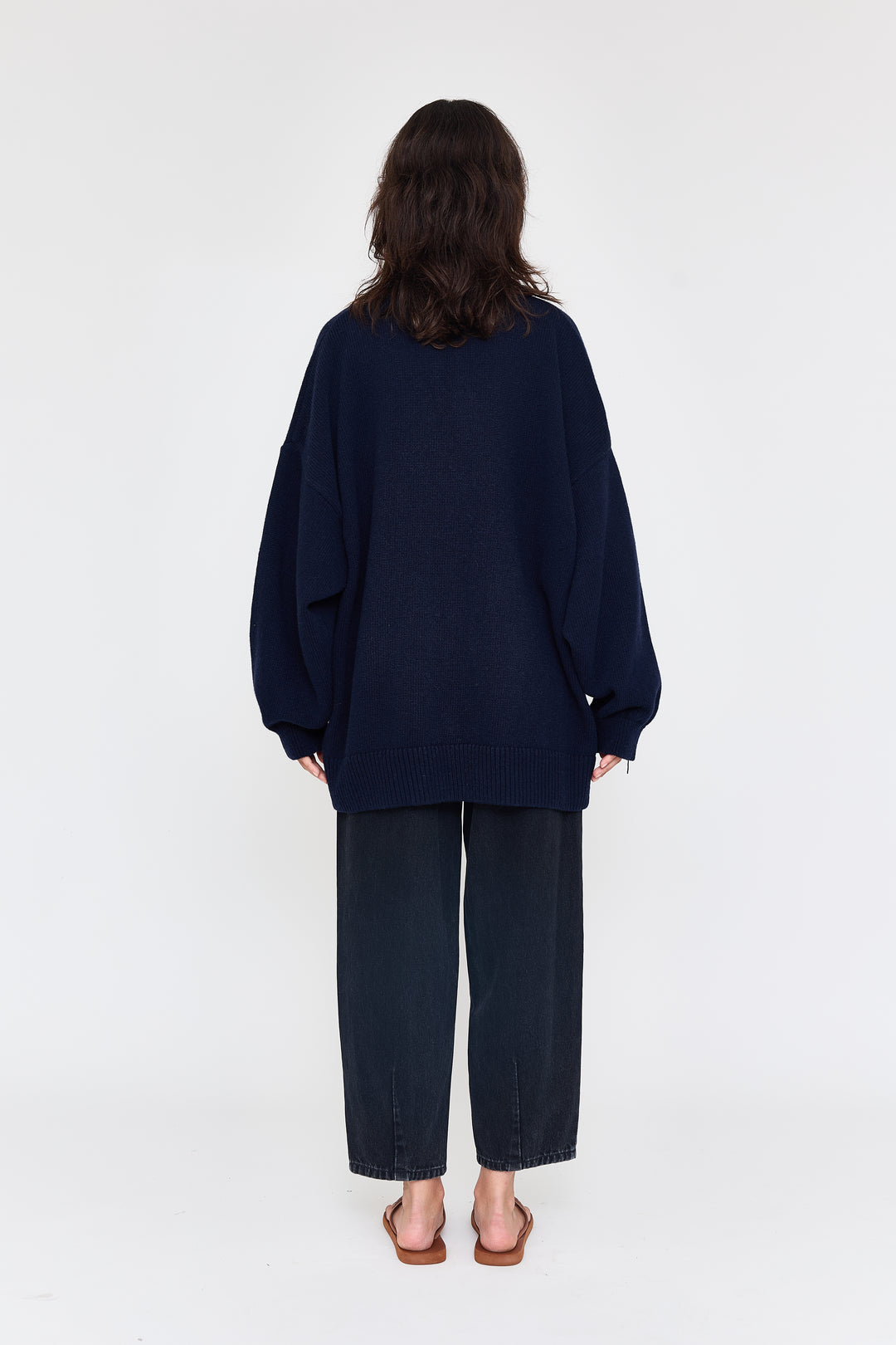 Mouchie Wool Blend Navy