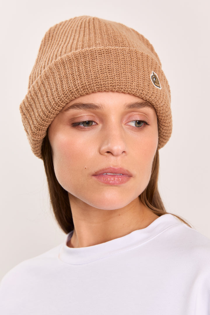 Philou Wool Blend - Rib Camel