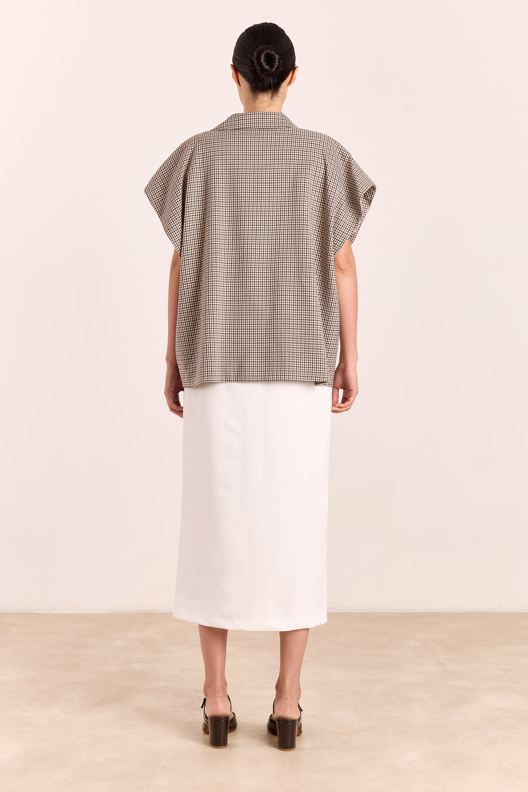 Morgane English Checks Brown